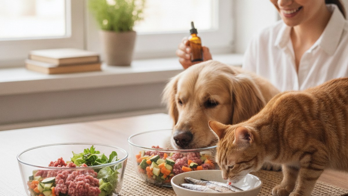 Dieta natural para cães e gatos: aspectos nutricionais