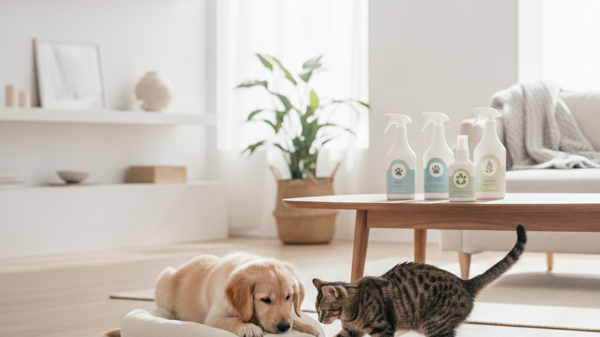 Limpeza de ambientes: produtos seguros para pets