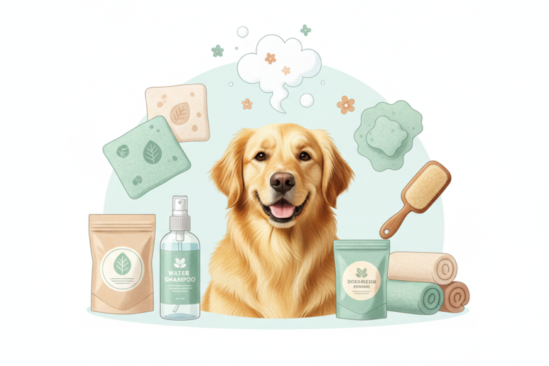 Cuidados para manter o cão limpo e cheiroso com alternativas ao banho