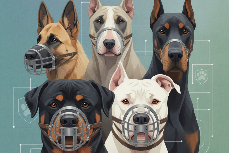 Focinheira obrigatória: entenda quais raças de cães são incluídas