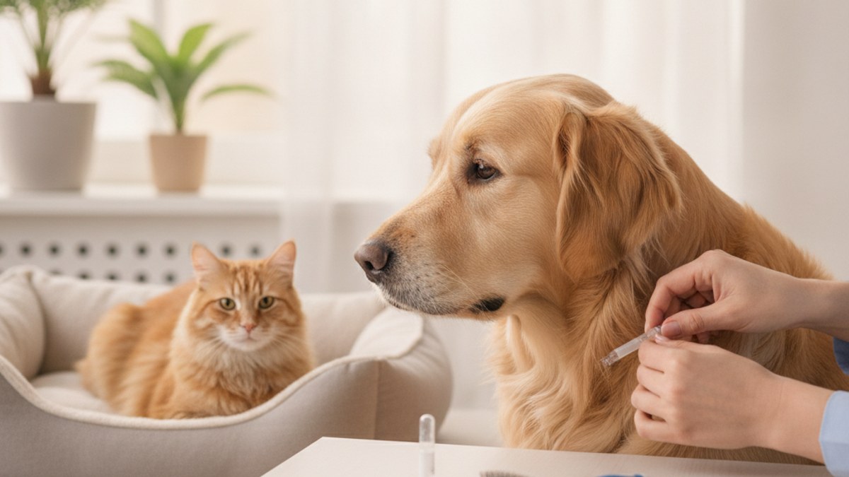 Controle de pulgas e carrapatos em cães e gatos